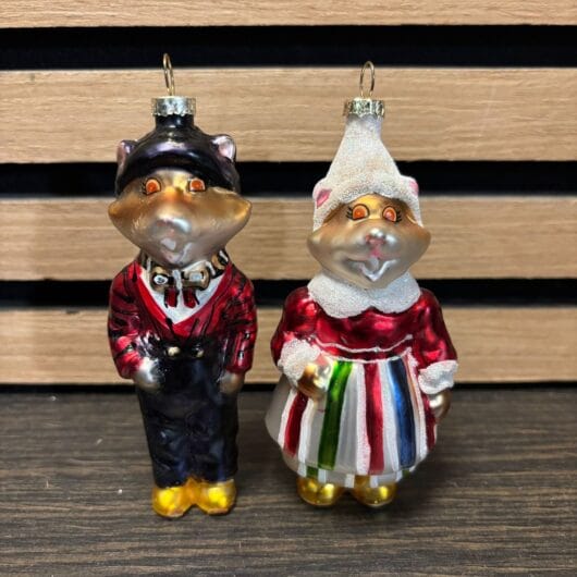 Boer & Boerin kerstbal kopen bij RataPlan webshop!