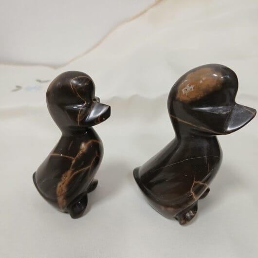 2x marmeren eendjes kopen bij RataPlan webshop!