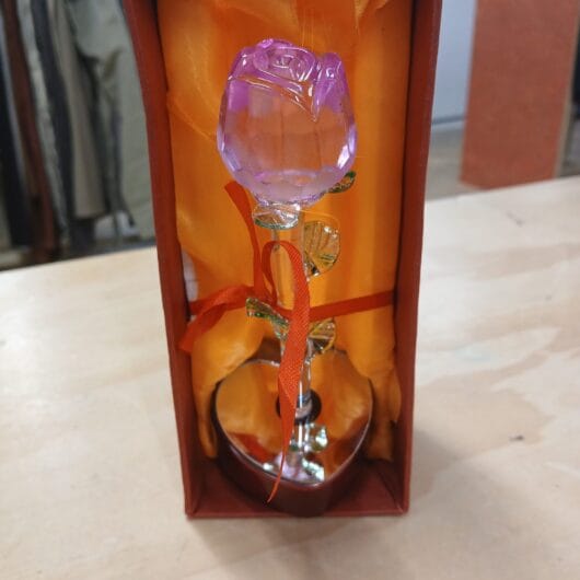 Glazen roos kopen bij RataPlan webshop!