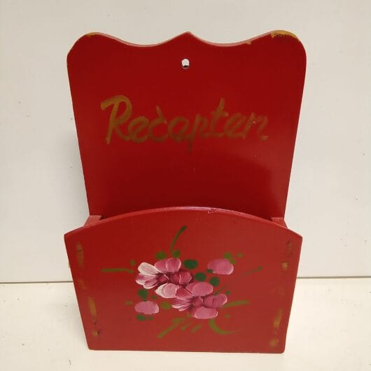 Hout beschilderd recepten bakje kopen bij RataPlan webshop!