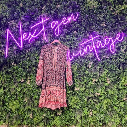 Jurk Sheilay blauw/rood/roze. kopen bij RataPlan webshop!