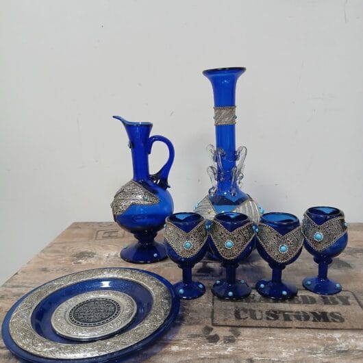 Wijnset blauw kopen bij RataPlan webshop!