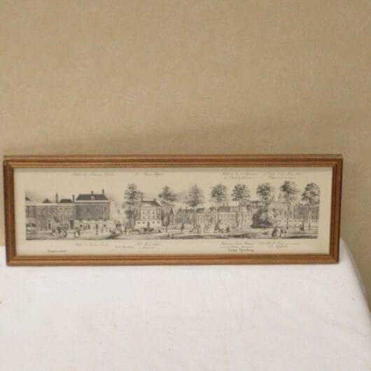 ingelijste prent van het Tournooiveld kopen bij RataPlan webshop!