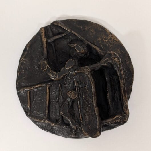 Jits Bakker Plaquette Brons voor Transavia 1986 kopen bij RataPlan webshop!