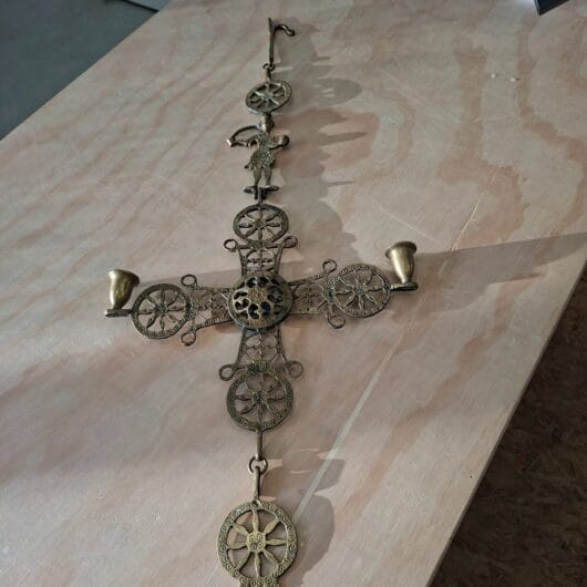 Keltisch Gotisch kruis kandelaar kopen bij RataPlan webshop!