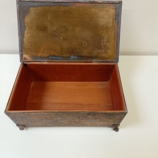 Decoratieve kist van messing kopen bij RataPlan webshop!