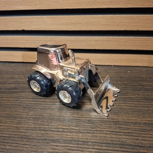 Verzilverde shovel spaarpot kopen bij RataPlan webshop!