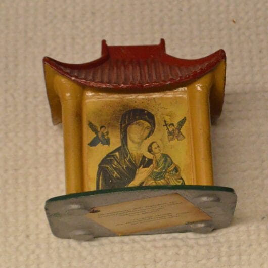 Vintage Scheut missie huisje van metaal kopen bij RataPlan webshop!