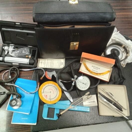 Leren dokterstas Ciba met toebehoren kopen bij RataPlan webshop!