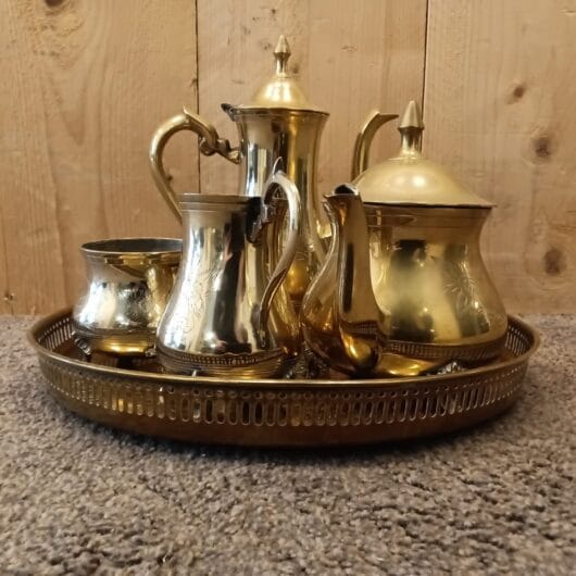 Messing koffie set kopen bij RataPlan webshop!