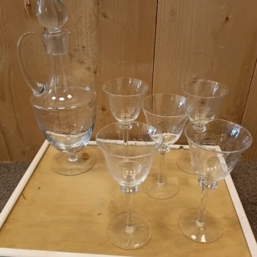 Set karaf met 4 glazen kopen bij RataPlan webshop!