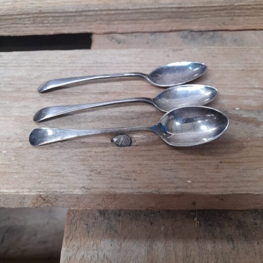 3x theelepel Francis Carr Sheffield 1897 zilver kopen bij RataPlan webshop!