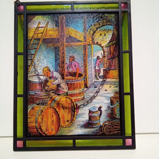 Glas in lood schilderij mannen kopen bij RataPlan webshop!