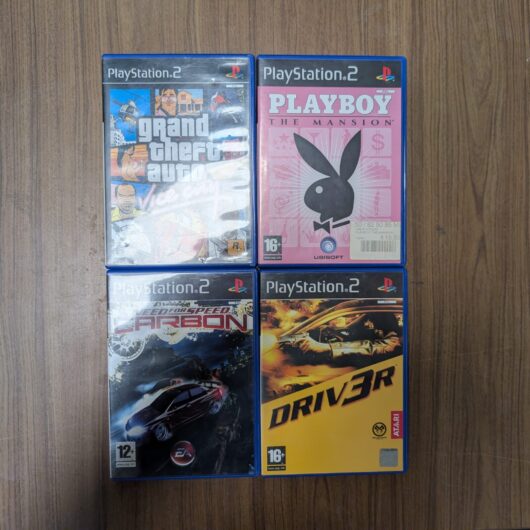 4 PS2 games kopen bij RataPlan webshop!