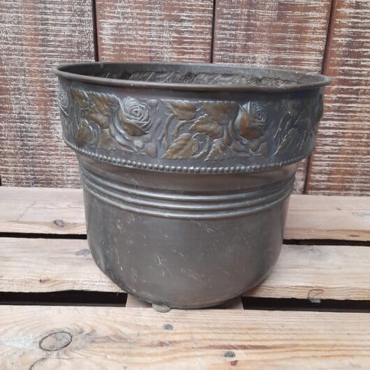 Koperen Jugendstil bloempot kopen bij RataPlan webshop!